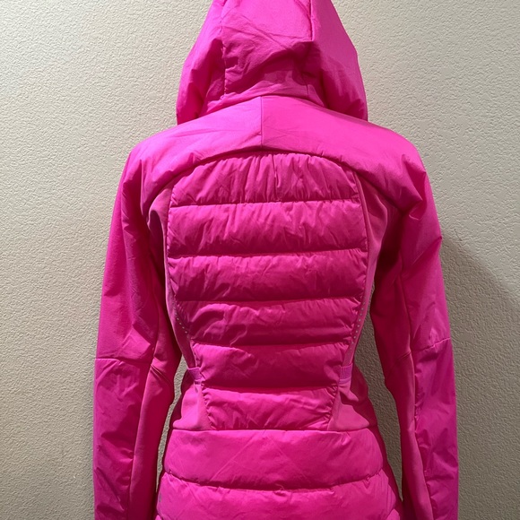 Lululemon Down for It All Jacket SONIC PINK Size 8 NWT - Picture 5 of 11